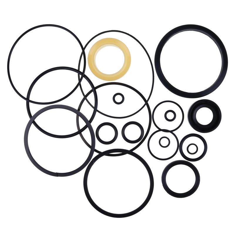 SUKATC Power Steering Cylinder Seal Kit 830860M92 Compatible with Massey Ferguson 50 65 150 165 175 1125 1140 1145 1240 1250 1260 1433 1547 1552 1643 3165 - Image 1